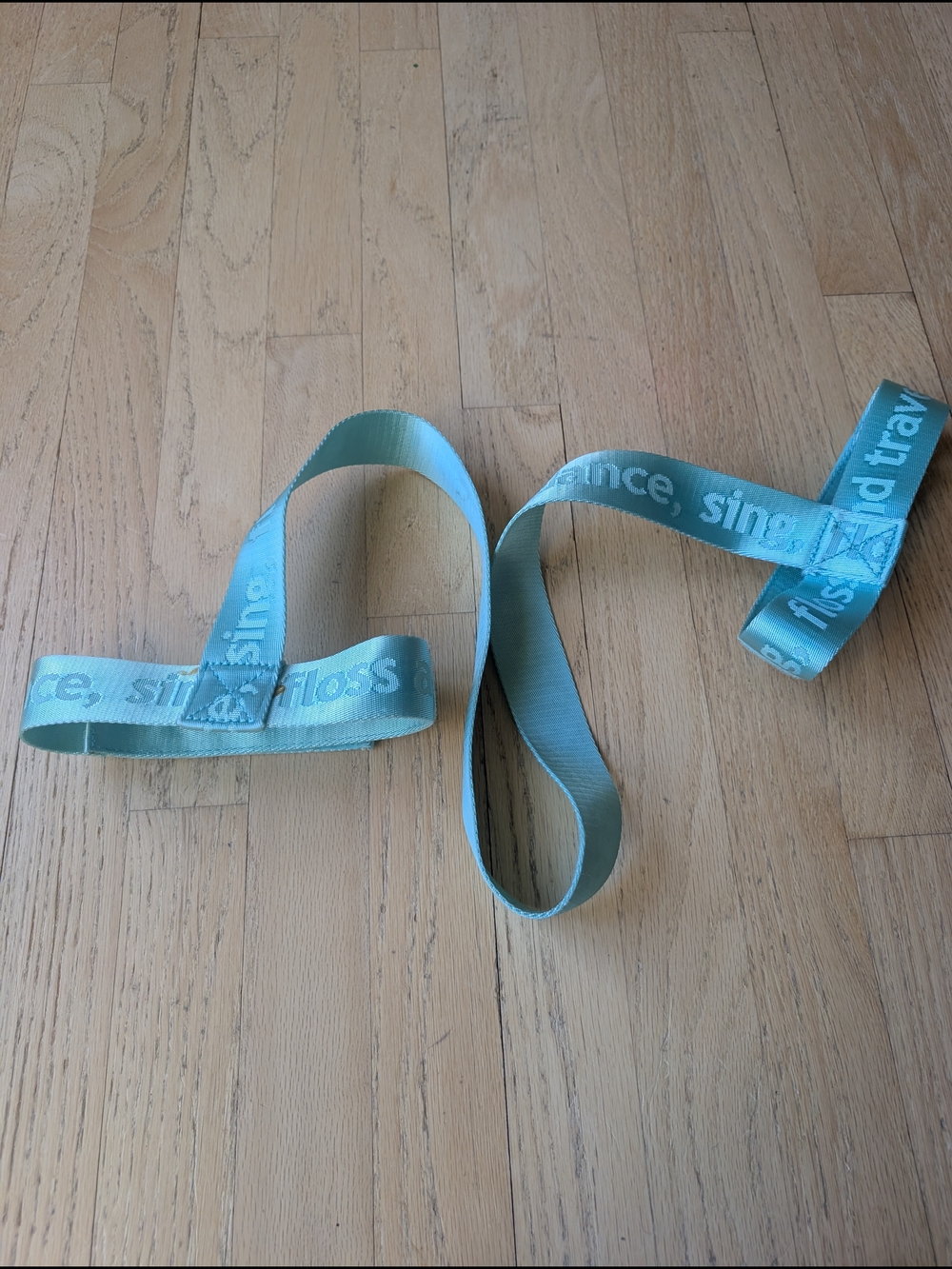 lululemon athletica Light Teal Yoga Mat Loop Strap